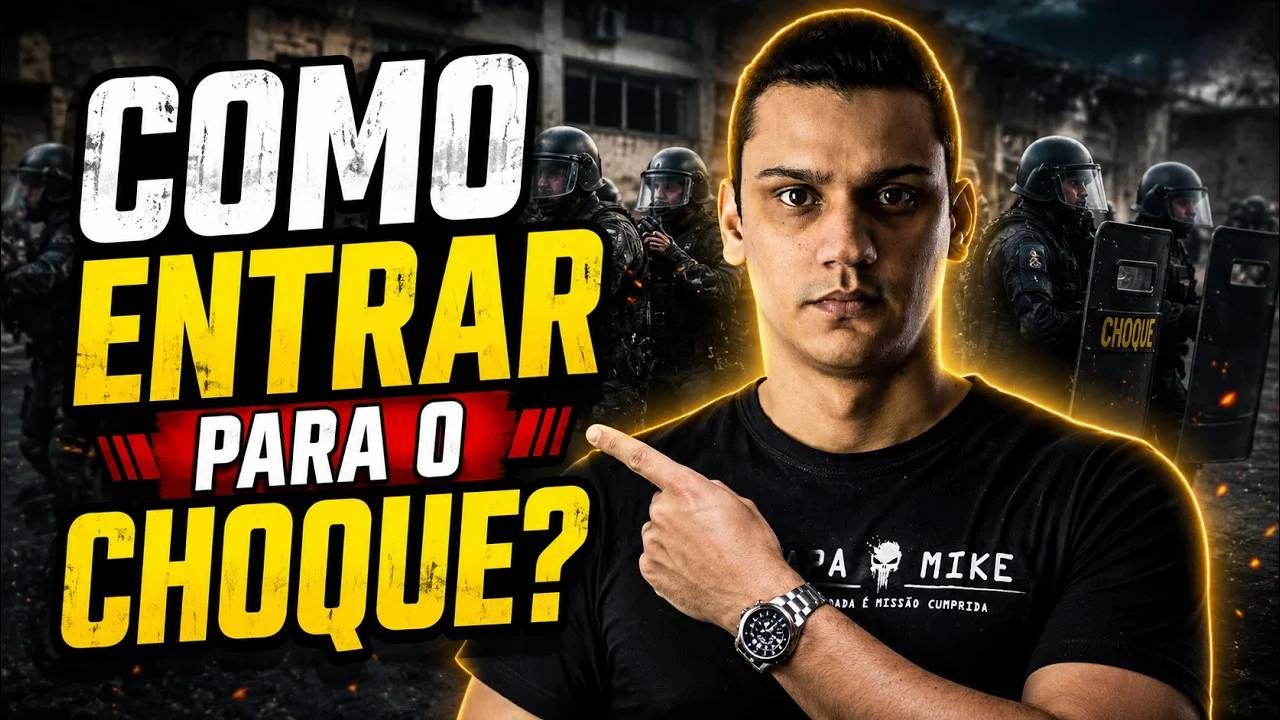 Como entrar no Choque da PM-SP: o caminho mais rápido começa na prova