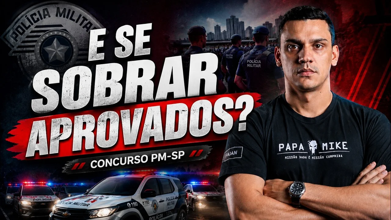 O que acontece se a PM-SP aprovar mais candidatos do que o número de vagas?