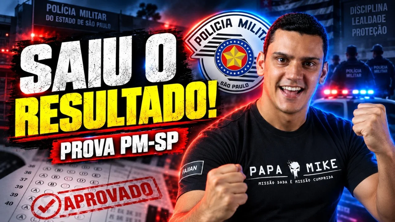 Gabarito da prova de Soldado PM-SP 2026: como conferir suas respostas