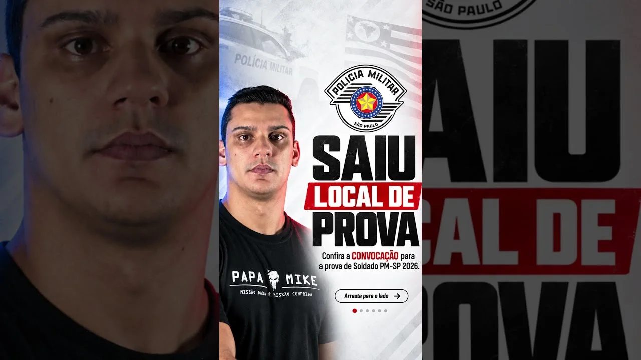Local de prova da PM-SP 2026: como encontrar o prédio e a sala na convocação