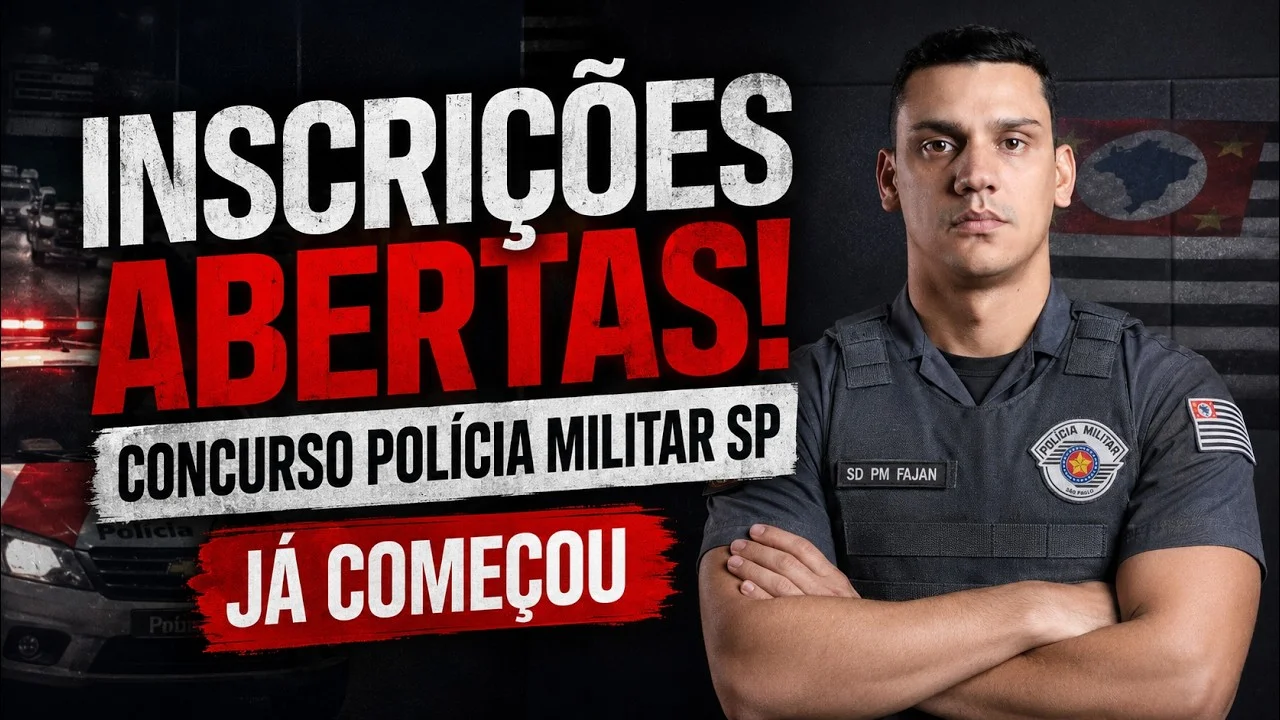 Inscrição para Soldado PM-SP 2026: passo a passo no site da Vunesp