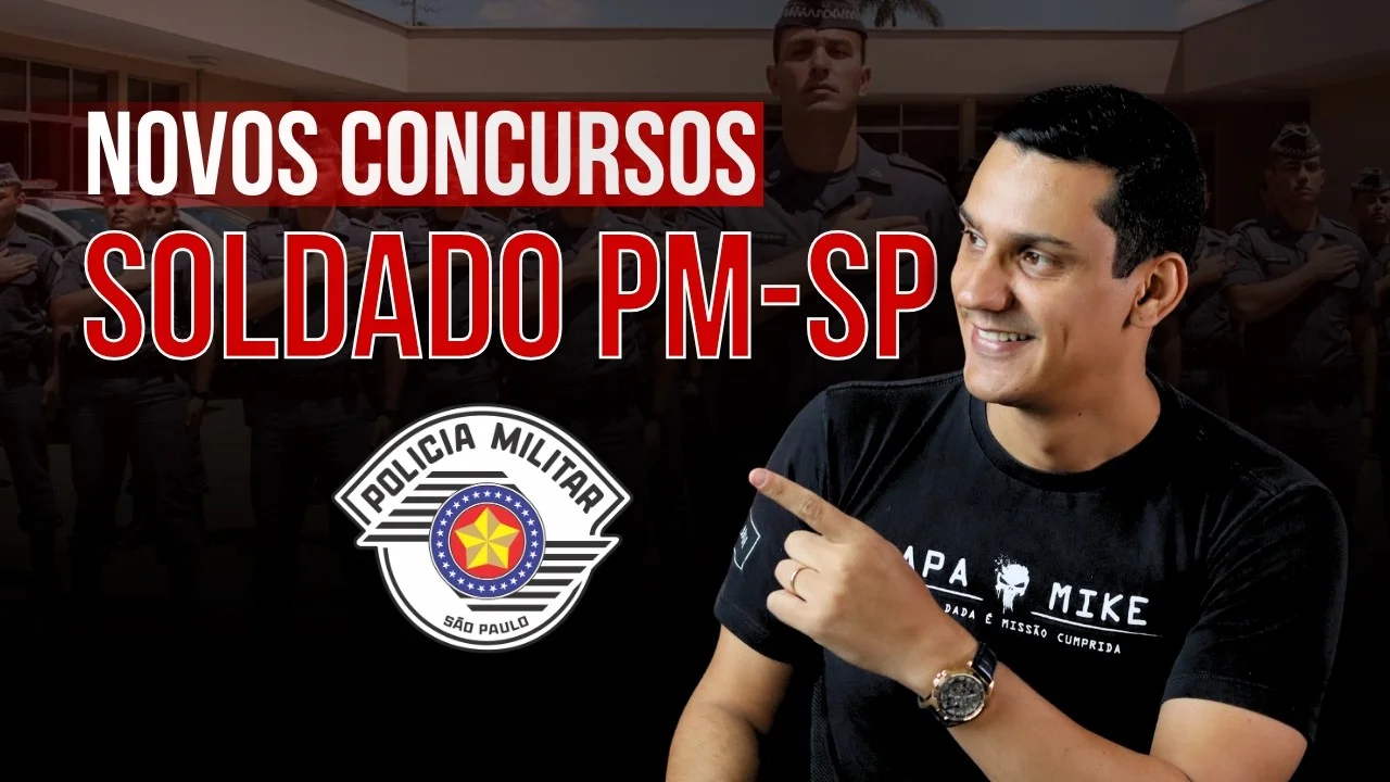Concurso de Soldado da PM-SP 2026: previsão do edital e 8.400 vagas autorizadas