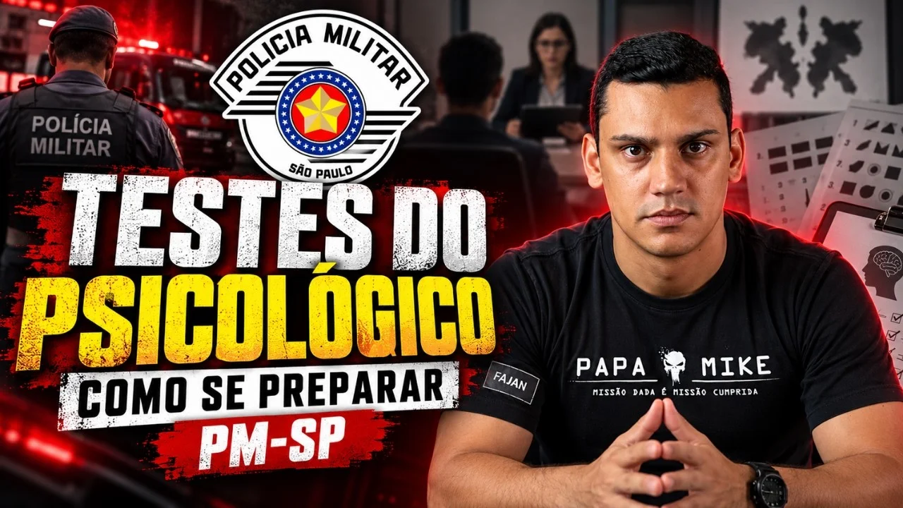 Exame psicológico da PM-SP: entenda os tipos de testes