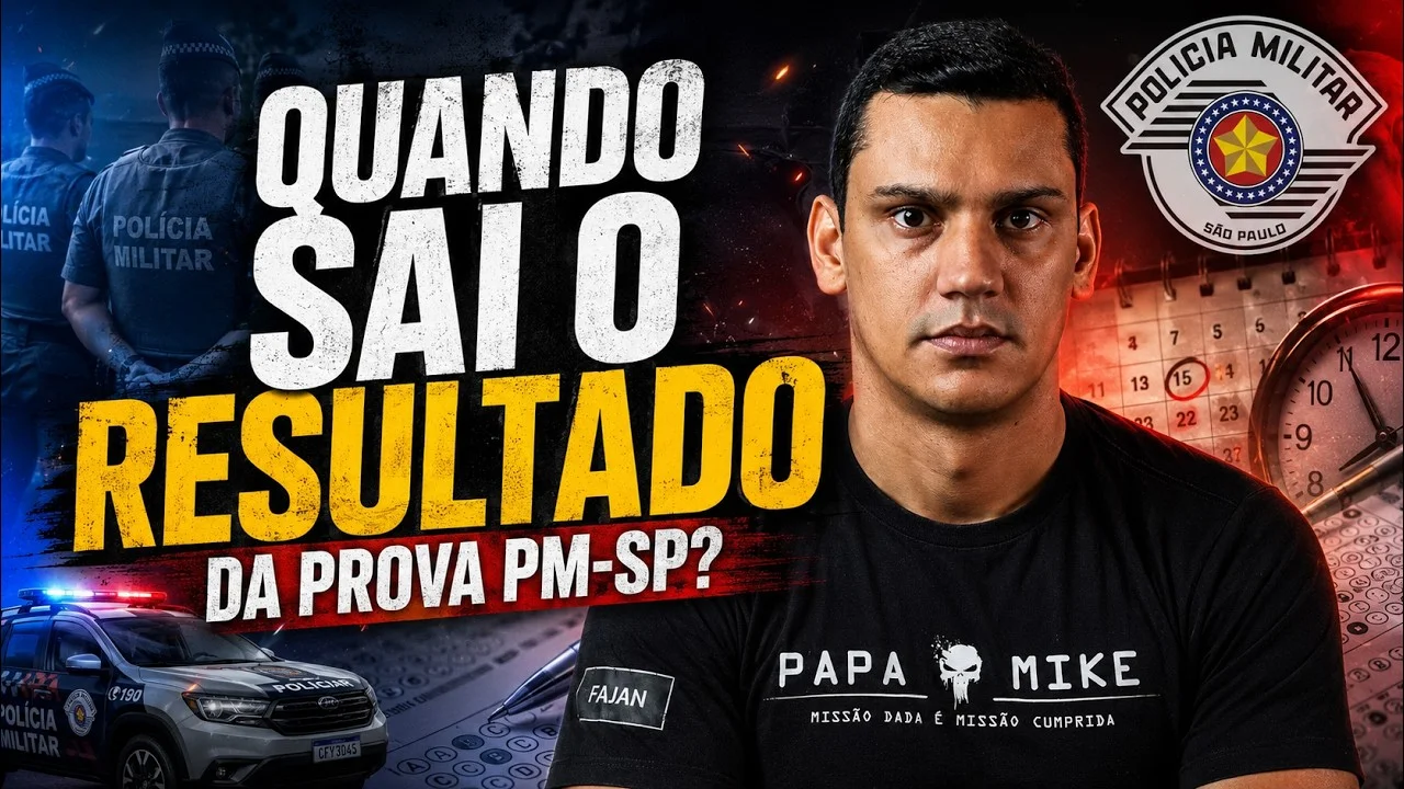 Resultado da prova de Soldado da PM-SP 2026: quando sai e como consultar