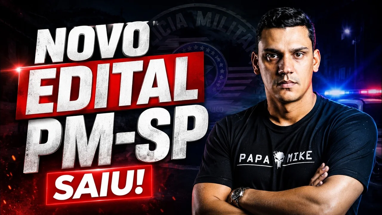 Concurso PM-SP 2026: edital tem 2.000 vagas para soldado